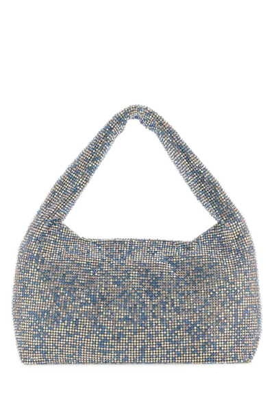 Shop Kara Embellished Mesh Armpit Mini Bag In Multi