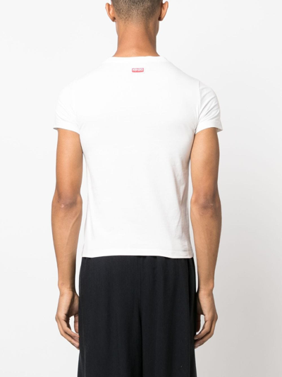 Shop Kenzo 'varsity Jungle' Tiger T-shirt In White