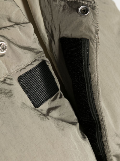 Stone Island Logo-patch Padded Gilet In Grey
