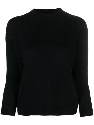 Shop Roberto Collina Long-sleeve Knitted Jumper In Black