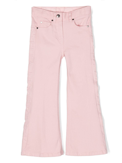 Stella Mccartney Jeans Stella Logo Lateral In Pink