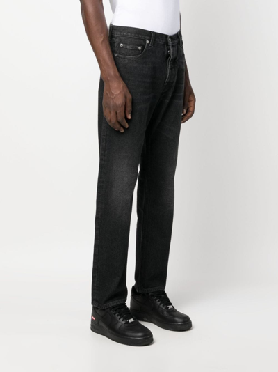 Off-white Arr Tab Tapered Jeans Vintage Grey No Co In Grey