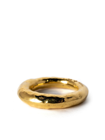 Parts Of Four Spacer Sterling Silver Ring In Gold