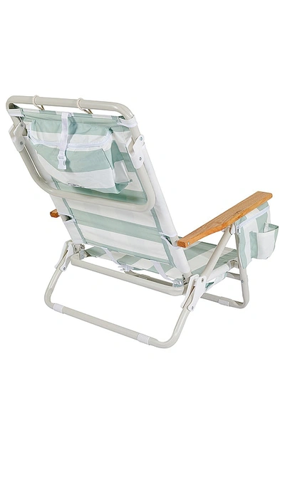 Shop Business & Pleasure Co. Holiday Tommy Chair Sage Capri Stripe