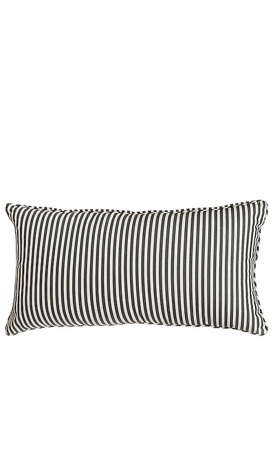 Shop Business & Pleasure Co. Rectangle Throw Pillow In Laurens Navy Stripe