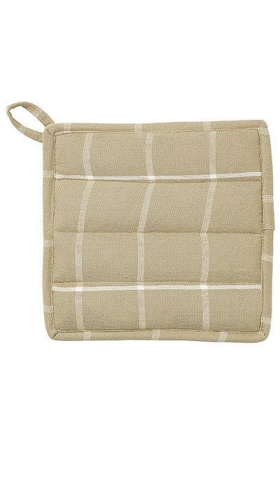 Shop Minna Grid Potholder In Sage