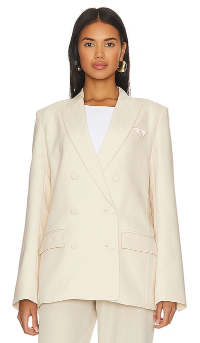 Bardot Sloane Classic Blazer In Beige