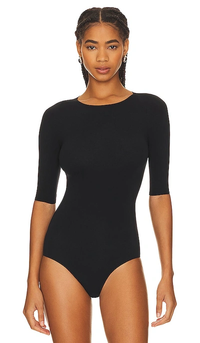 Commando Ballet Boatneck Bodysuit In Black