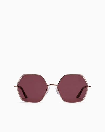 Shop Ramy Brook St. Tropez Hexagon Sunglasses In Gradient Pink