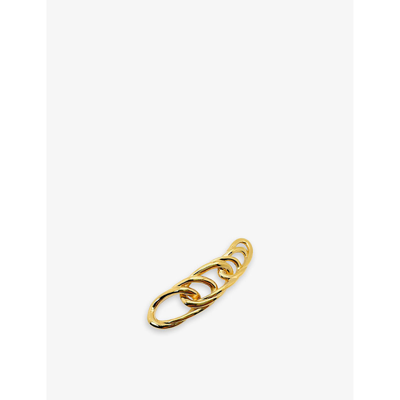 Shop Jennifer Gibson Jewellery Pre-loved Givenchy Gold-plated Metal Brooch
