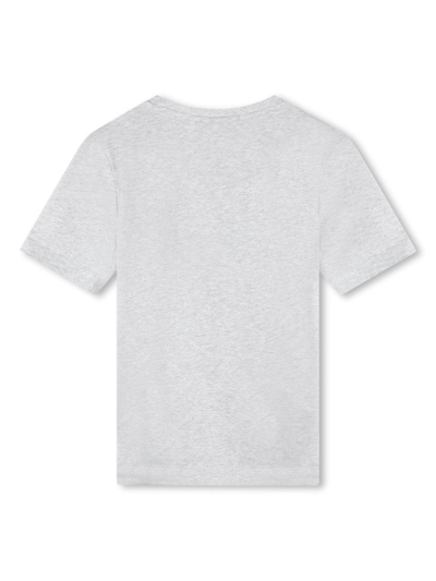 Shop Bosswear Logo-print Cotton T-shirt In Grau