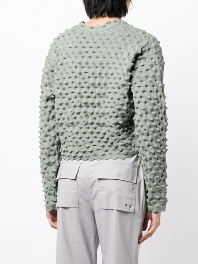 Jnby V-neck Cropped Cardigan In Grün