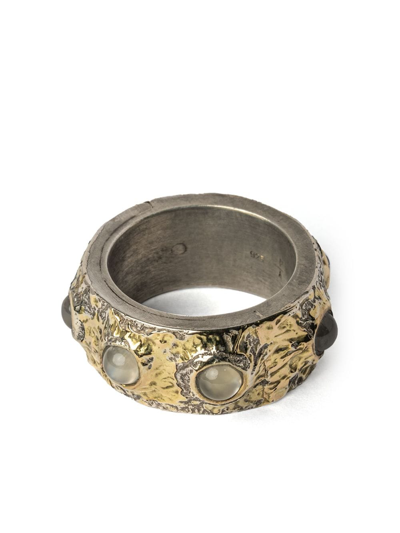 Parts Of Four Sistema Ring Mit Mondstein In Silver