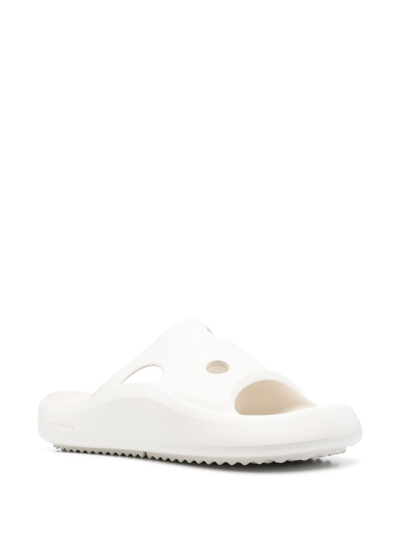 Shop Off-white Meteor Cut-out Slides In 0101 White
