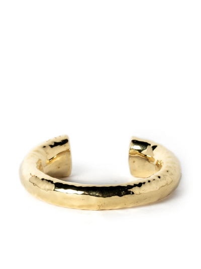 Shop Parts Of Four Druid Hammered-effect Bracelet In Gold