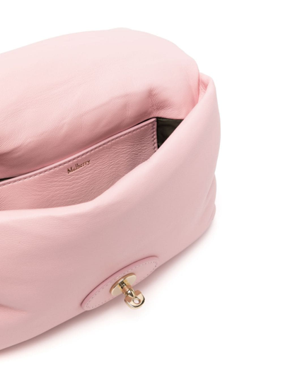 Shop Mulberry Little Softie Leather Bag In Pink