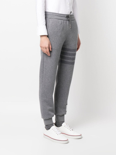 Thom Browne Gestrickte Jogginghose In Grey