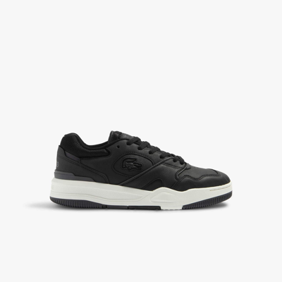 Shop Lacoste Men's Lineshot Leather Sneakers - 12 In Black