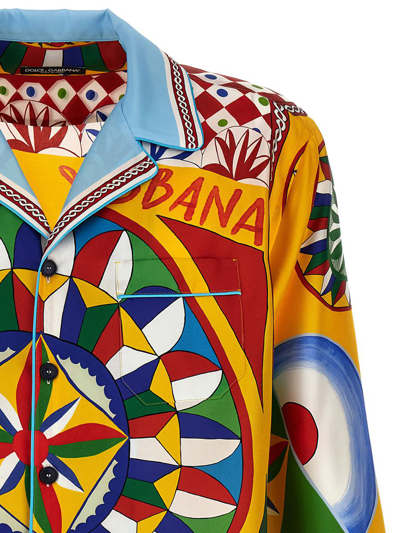 Shop Dolce & Gabbana 'carretto' Shirt In Multicolor