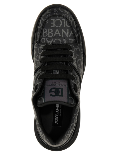 Shop Dolce & Gabbana 'new Roma' Sneakers In Black