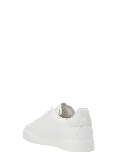 Shop Dolce & Gabbana Portofino Sneakers In White