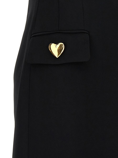 Shop Moschino 'cuore' Dress In Black