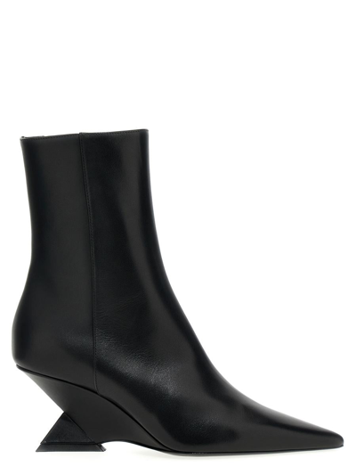 Shop Attico The  'cheope' Ankle Boots In Black