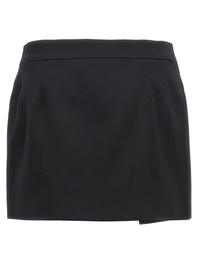 Shop Attico The  'cloe' Skirt In Black