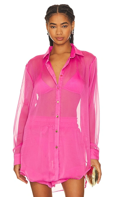 Shop Shani Shemer Jonas Shirt In Pink