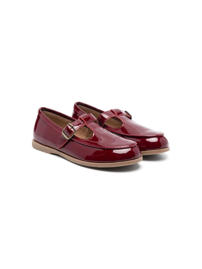 Shop Age Of Innocence Hannah Leather Moccasins In Red