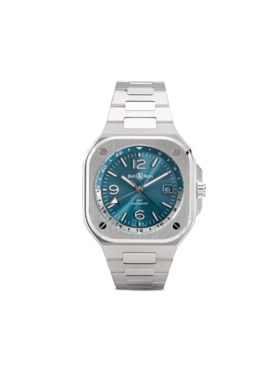 Shop Bell & Ross Br-05 Gmt 41mm In Blue