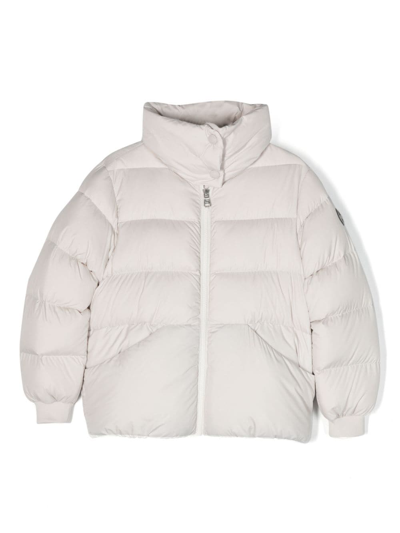 Shop Colmar Logo-patch Puffer Jacket In Neutrals