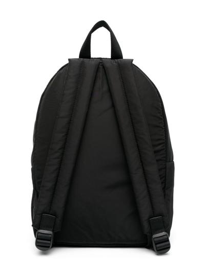 Palm Angels Logo-print Zip-fastening Backpack In Black