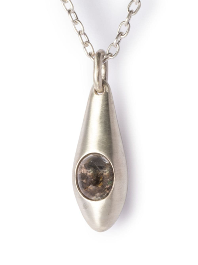 Shop Parts Of Four Chrysalis Crystal-embellished Necklace In Silver