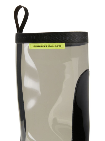 Giuseppe Zanotti Apocalypse 60mm Platform Rain Boots In Neutrals