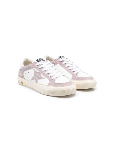 Shop Golden Goose Star-patch Sneakers In White