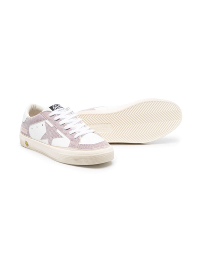 Shop Golden Goose Star-patch Sneakers In White