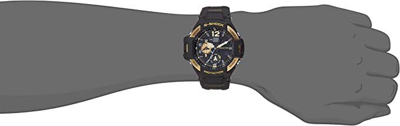 Pre-owned Casio G-shock Gravity Master Black Dial Men's Strap Watch Ga1100-9g