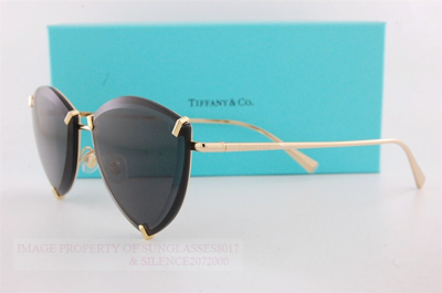 Pre-owned Tiffany & Co Brand . Sunglasses Tf 3090 6002s4 Gold/dark Grey In Gray