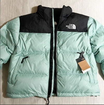 Pre-owned The North Face Women's 1996 Retro Nuptse 700-down Insulated Jacket Color Wasabi In Green