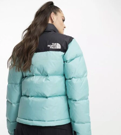 Pre-owned The North Face Women's 1996 Retro Nuptse 700-down Insulated Jacket Color Wasabi In Green
