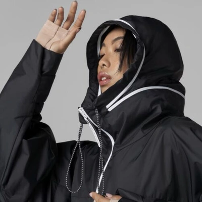 Pre-owned Adidas By Stella Mccartney Size L- Adidas By Stella Maccartney Long Parka Women's, Black.