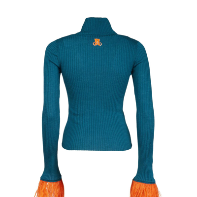La Doublej High Kick Top In Blue