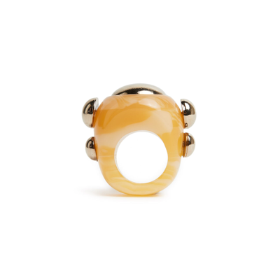 Shop La Doublej Hathor Ring In Ivory