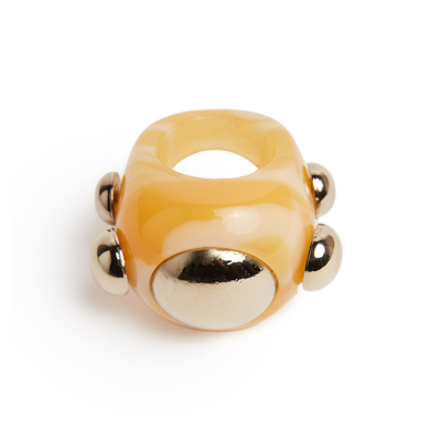 Shop La Doublej Hathor Ring In Ivory