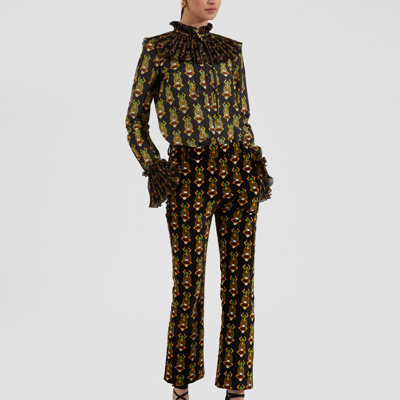 La Doublej Nefertiti Shirt In Scarab Black
