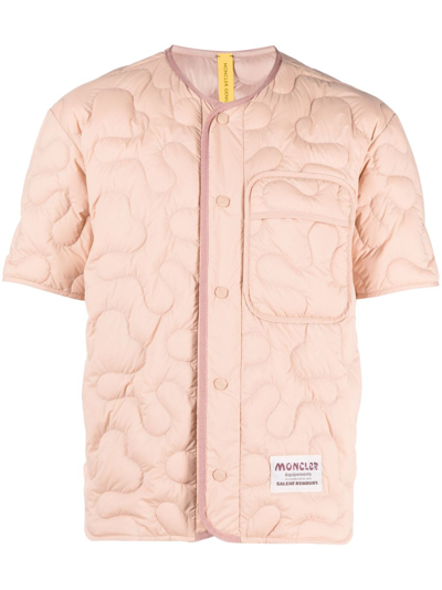 Shop Moncler Genius X Salehe Bembury Gefütterte Jacke In Pink