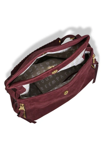Aimee Kestenberg Bali Double Entry Bag In True Plum