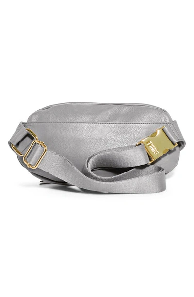 Shop Aimee Kestenberg Milan Leather Belt Bag In Cool Grey