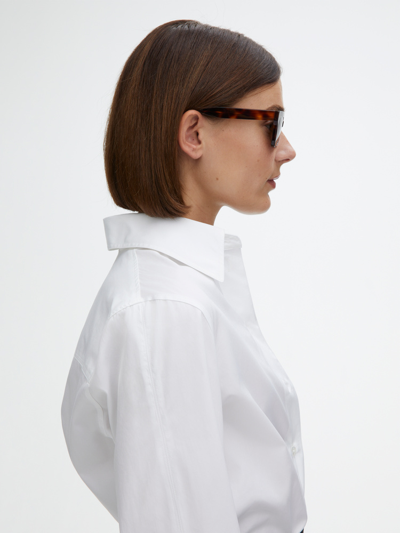 House Of Dagmar Angled Sunglasses In Havana
